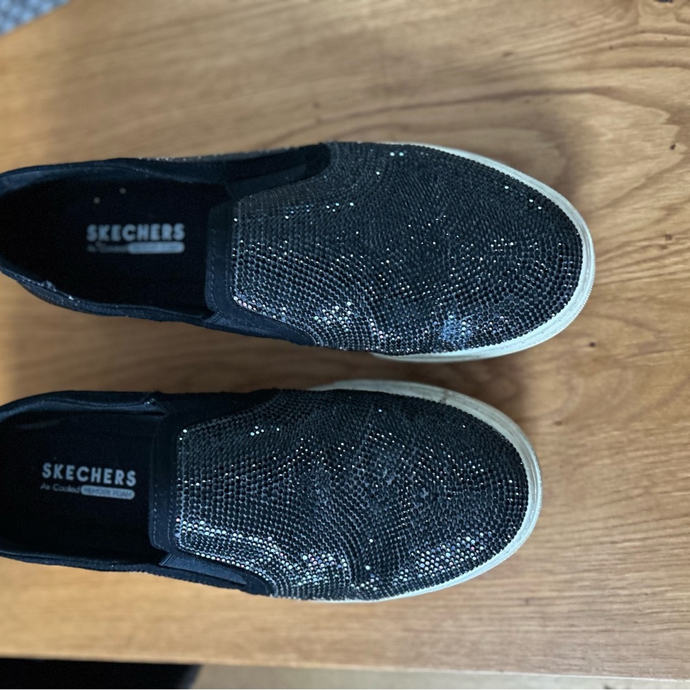 Sketches Sparkly Slip On Size 8 1/2 - image 6